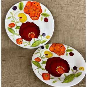 Gates Ware Salad Dessert Plates LGA114 Laurie Gates Round